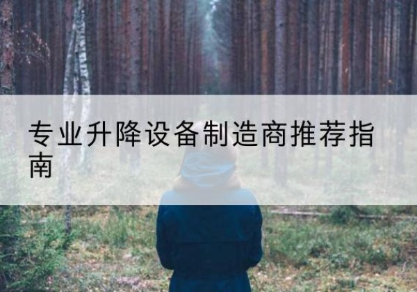 顺昌电动剪叉升降平台厂家-专业升降设备制造商推荐指南